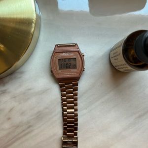 Rose Gold Casio